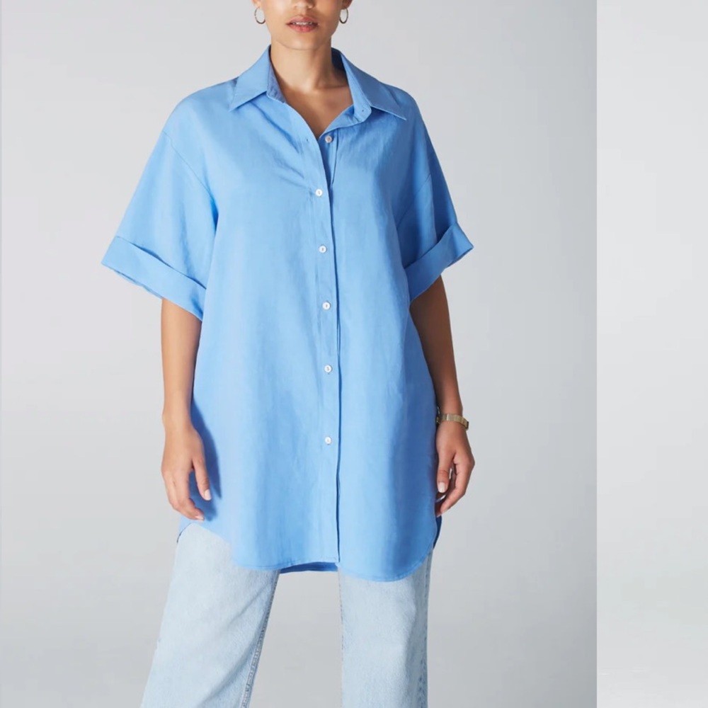 Uncle Studios Linen Button Up